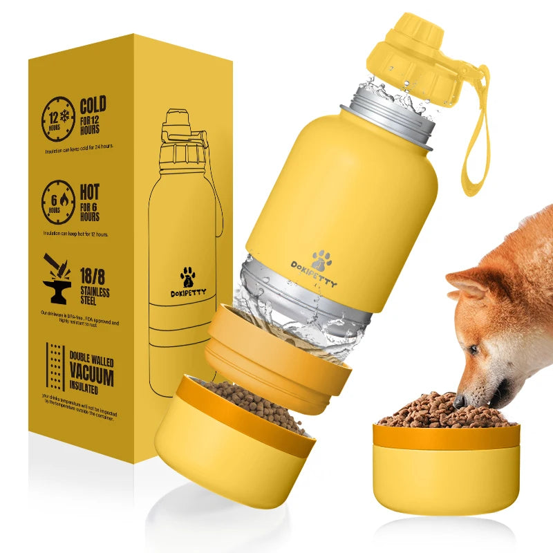 Custom Stainless Steel Pet Bottle | 32oz 3-in-1 | 600 MOQ | Free Sample