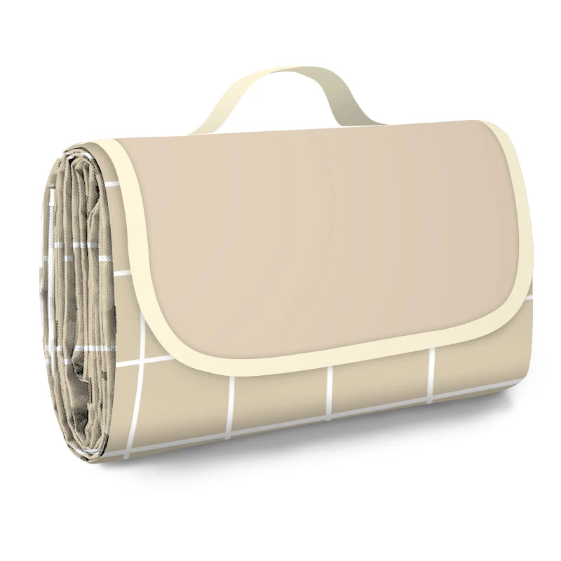 Custom Waterproof Picnic Blanket with Logo | 2 MOQ, Oxford Cloth, Beach & Camping