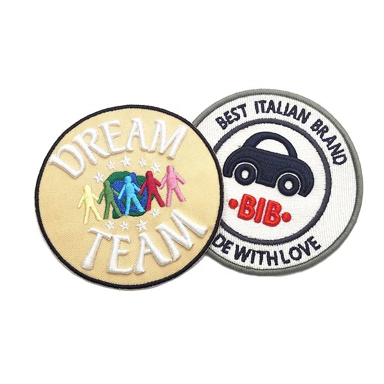Custom Embroidered Fabric Badges | Iron On Patches with Logo