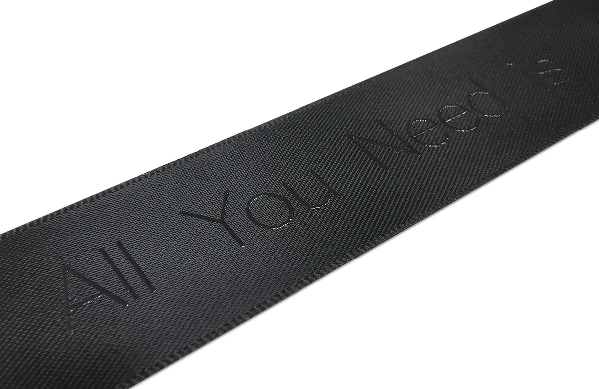 Custom Printed Satin Ribbon | Double-Face | MOQ 2,000 Yards  text
