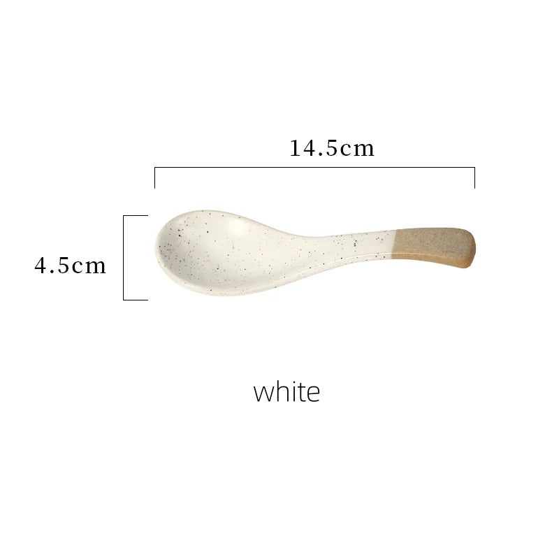 Custom Porcelain Spoons: 30mL, 3mm, BSCI/FDA | Japandi Tableware for Restaurants & Hotels
