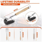 Custom Wood Handle BBQ Tool Set with Giftbox | Bulk Procurement Accessories