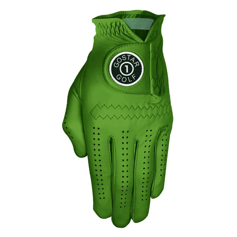 Custom Cabretta Leather Golf Glove with Logo | Soft, Breathable, Men & Women Sizes Bulk Order