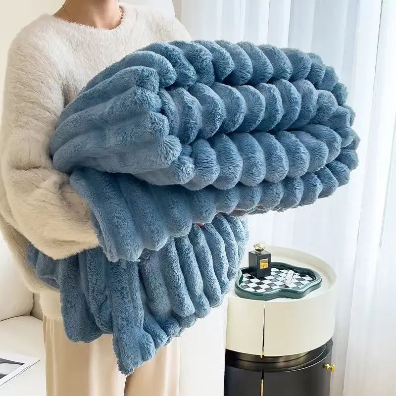 Custom Coral Fleece Blankets | 50 Pcs MOQ, $0.20/Piece | 3D Printing