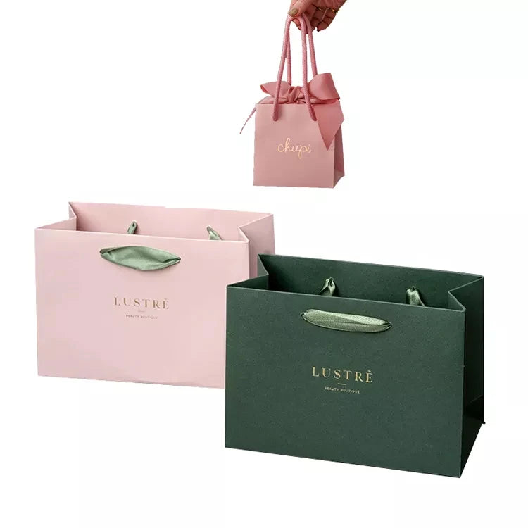 Custom Printed Paper Gift Bags with Handles | Kraft Packaging