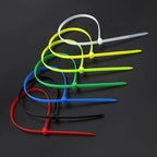 Custom Nylon Cable Tie 250mm x 3.6mm: 40 lbs Tensile, CE/ROHS, UL94V-2, 100pcs/Pack