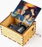 Wooden Hand-Cranked Music Box | Howl's Moving Castle | 10 MOQ | Custom