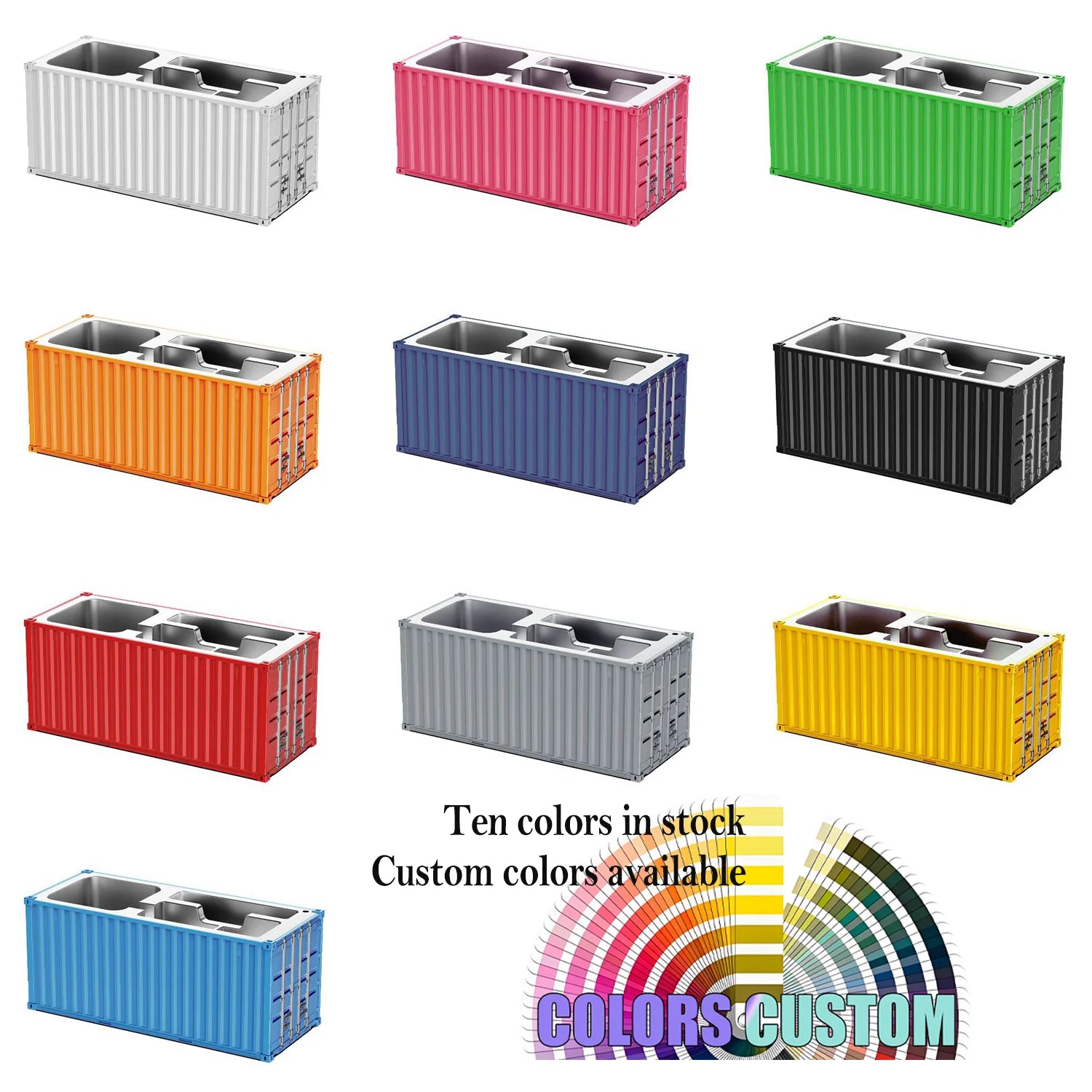 Custom UV Printed Pen Holder | ABS Plastic | 100pc MOQ | Promotional Gift