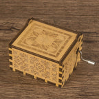 Custom Wooden Music Boxes with Logo | Hand Cranked MOQ 5