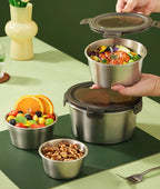 304/316 Stainless Steel Food Storage Container | 100 MOQ | Leak-Proof