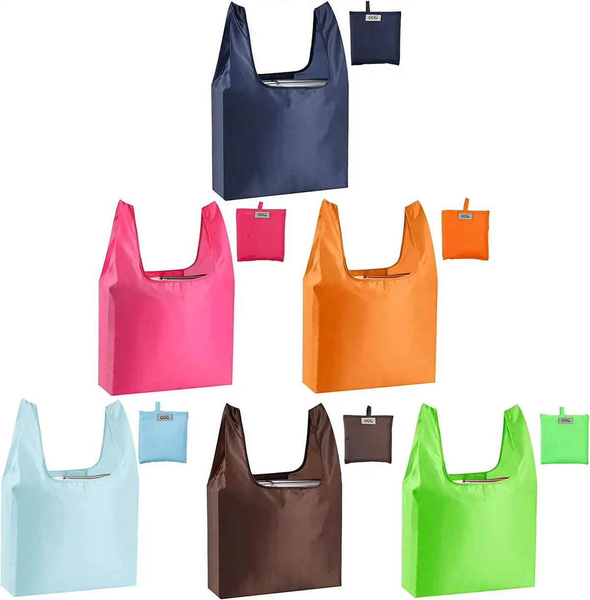 Custom Foldable Tote Bags | Reusable Polyester | MOQ 1,000