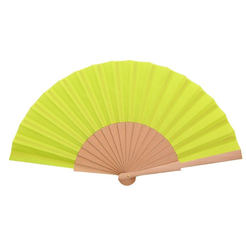 Custom Wooden Hand Fan | Foldable Wood Handle Fan | Bulk Corporate Events