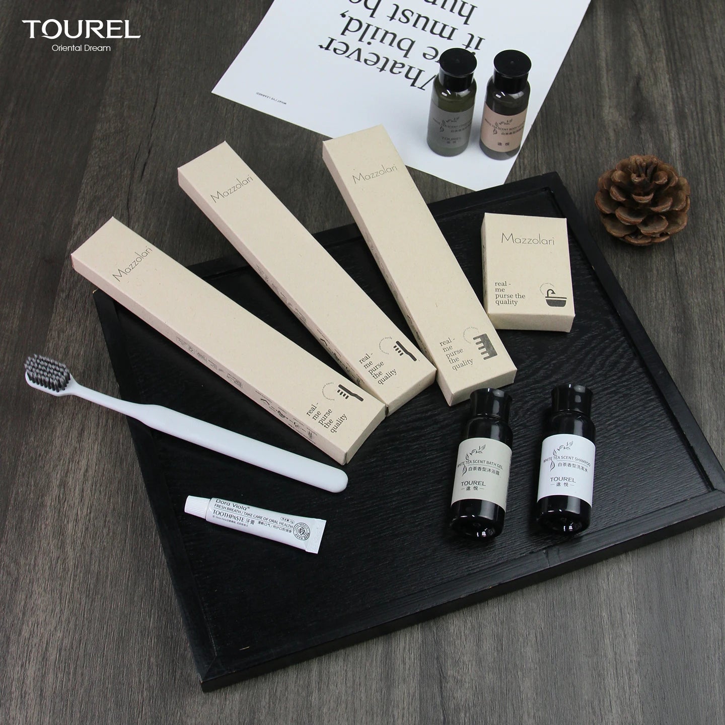 Custom Hotel Amenities Set — GMPC, ISO 22716, 3,000 MOQ
