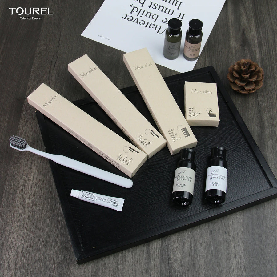 Custom Hotel Amenities Set — GMPC, ISO 22716, 3,000 MOQ