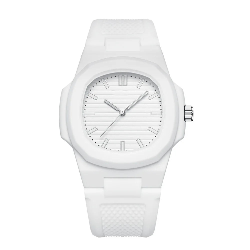 Custom Silicone Strap Watch with Logo | 300 MOQ | Plastic