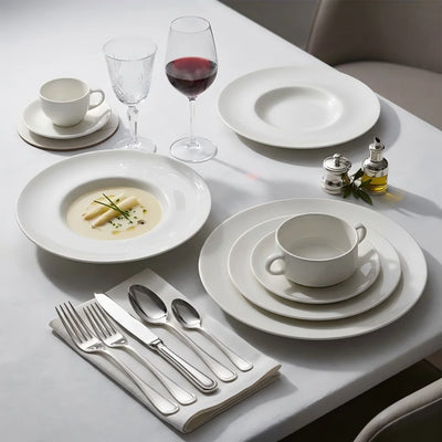 Custom 15-Piece Dinnerware Set — 200 MOQ, 30-Day Lead, OEM