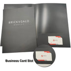 Custom Presentation Folder | Anti-Scratch Lamination, Foil Stamping & Embossing Options for Sales Kits & Conference Materials