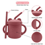 Custom Silicone Toddler Feeding Set 6pcs | BPA-Free, Food-Grade, Logo Print/Laser, Free Sample