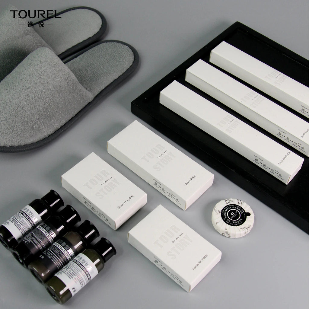 Custom Hotel Amenities Set — GMPC, ISO 22716, 3,000 MOQ
