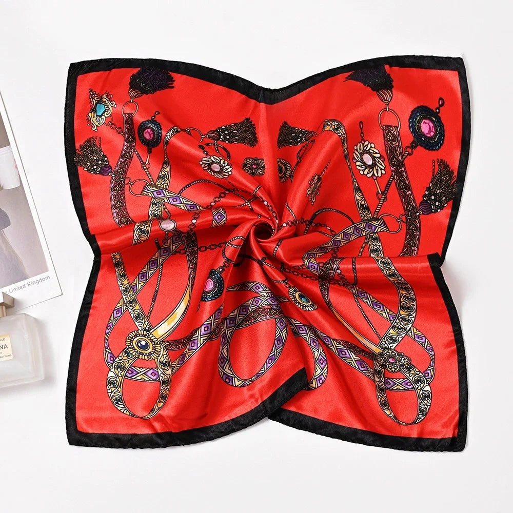 Personalized Silk Satin Scarves | 2-Piece MOQ & 3-7 Day Lead Time | 46 Colors | OEM Manufacture