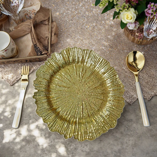 13 Inch Plastic Charger Plates | Custom Wholesale Tableware