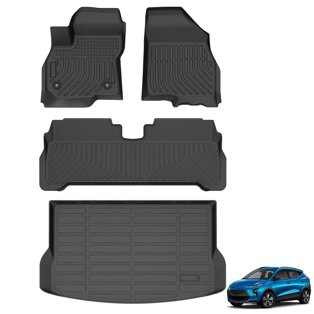 2022-2023 Chevrolet Bolt EUV Rear Trunk Mat | Custom Fit 3D TPE Cargo Liner