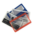 Custom PVC Credit Card Magnifier with Logo | 55mm Lens | 1000pcs MOQ for Promotional Gifts | Wallet-Sized Business Card Magnifier Bulk