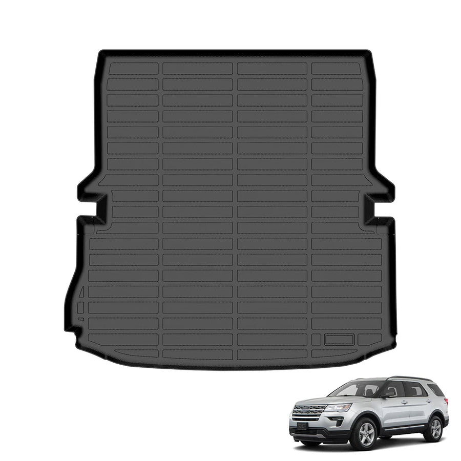Ford Explorer Custom Fit Deep Dish All Weather TPE Trunk Mat 2015-2019