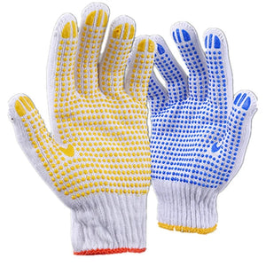PVC Dotted Work Gloves Wholesale | EN420 & EN388 Compliant | 12,000-Pair MOQ | Construction