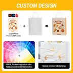 Custom Kraft Paper Bags | Cafe Coffee Food Delivery Bags