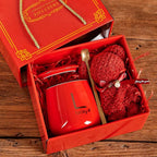 Custom Ceramic Gift Set with Logo | 100-Piece MOQ | Gift Box