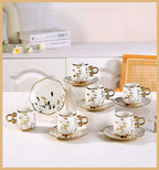 Custom Ceramic Coffee Cup Set — 31-Day Lead, Gift Box, OEM/ODM