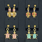 Custom 18K Gold Plated Stainless Steel Jewelry Set | 8-Day Lead Time