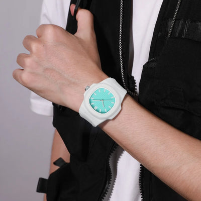 Custom Silicone Strap Watch with Logo | 300 MOQ | Plastic