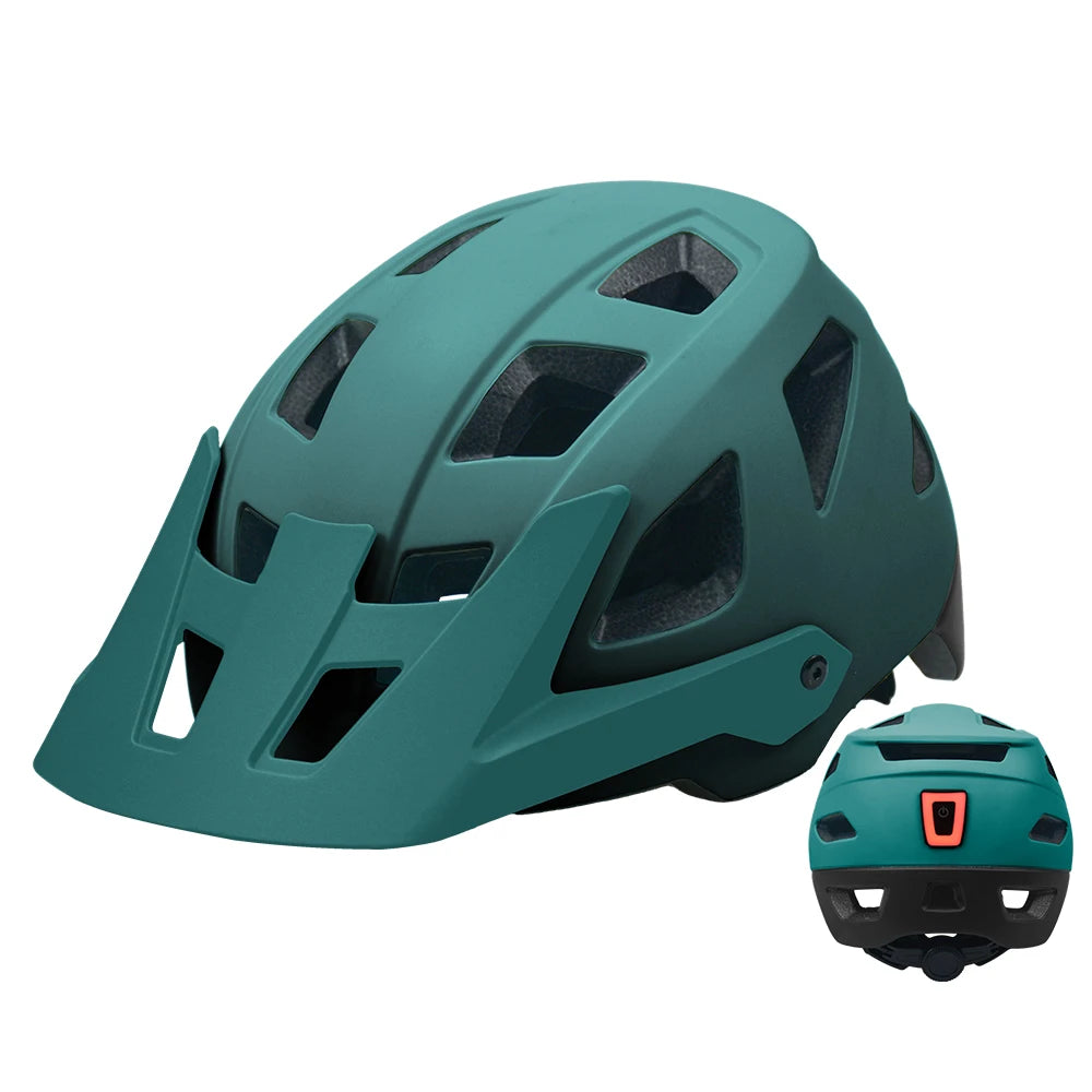 Custom MTB Bike Helmet with Rear Light & Logo | MOQ 1 pc