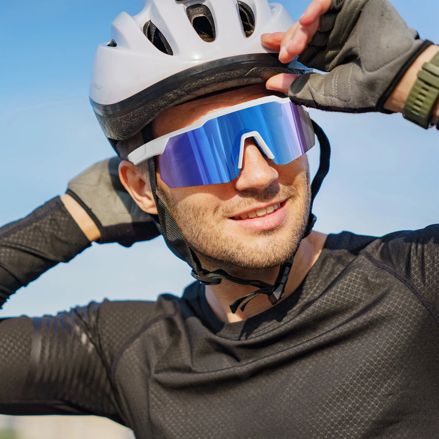 Custom TR90 UV400 Sport Sunglasses with Logo | MOQ 50 pcs