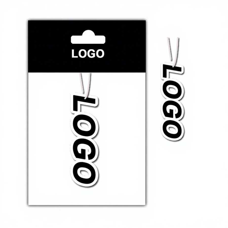 Custom Die Cut Air Fresheners | 50 Pcs MOQ, 100+ Scents | Custom Logo