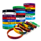 Custom Silicone Wristbands | Embossed | MOQ 100
