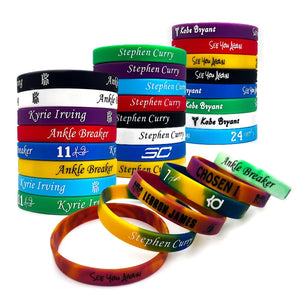 Custom Silicone Wristbands | Embossed | MOQ 100