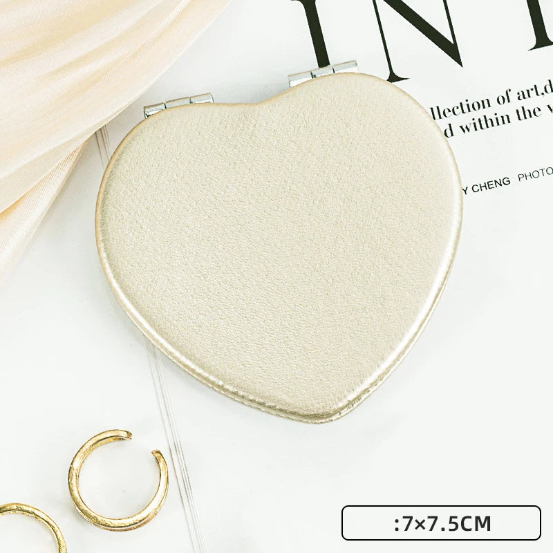 2x Magnifying Pocket Mirrors | Champagne Gold | MOQ 50