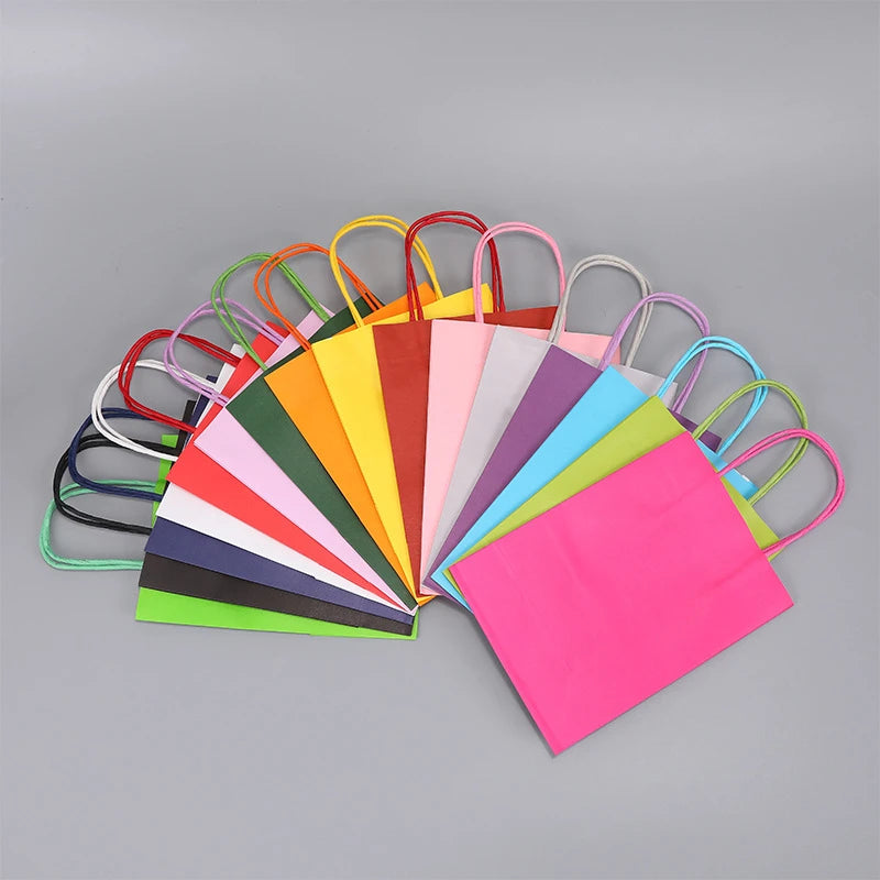 Custom Kraft Paper Bags | Cafe Coffee Food Delivery Bags