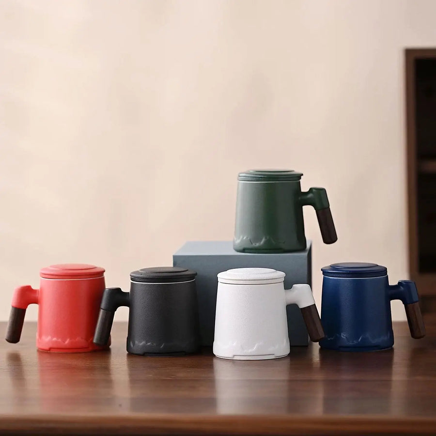 Custom Ceramic Mug Gift Set with Box | 50-Piece MOQ for Employee Recognition