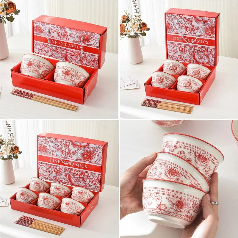 Ceramic Bowl Sets: 20 MOQ, Under-Glazed, Gift Box | Wedding & Corporate Tableware Gifts