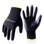 Custom Gloves With Logo 13 Gauge Polyester PU Coated Gloves Mechanic Home Work Safety PU Coated Protective Gloves