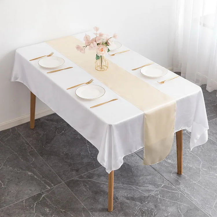 Satin Table Runners | 12×108 Inch | Stocked | MOQ 10