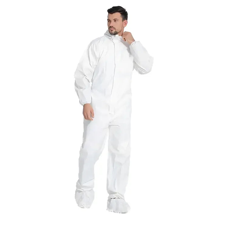 Type 5/6 Disposable Coveralls | CE Certified | 10,000 MOQ | 50-55 GSM