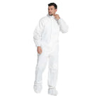 Type 5/6 Disposable Coveralls | CE Certified | 10,000 MOQ | 50-55 GSM