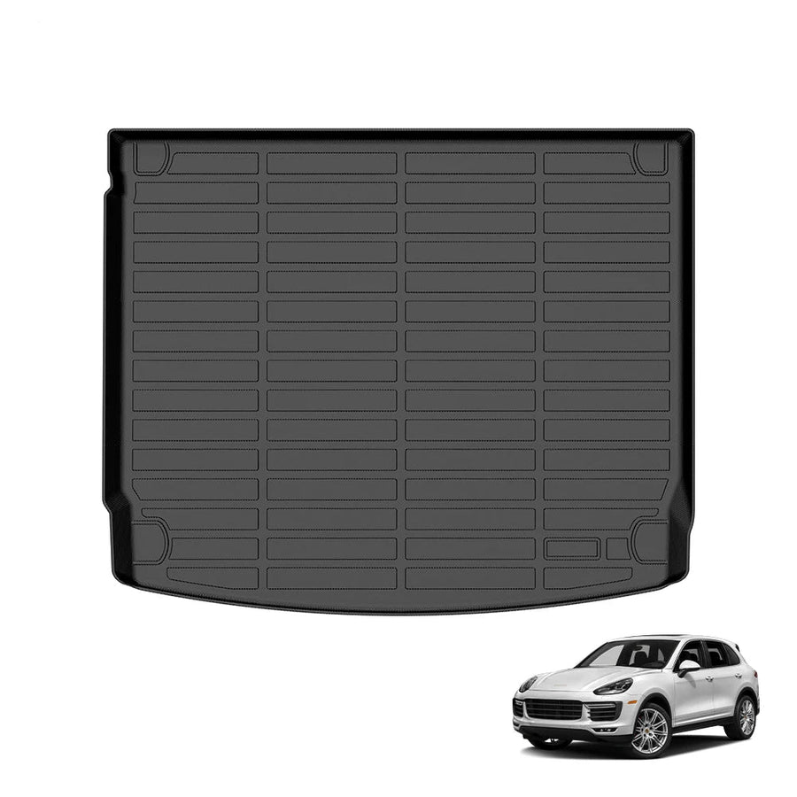 Porsche Cayenne 958 Full Set Floor Mats and Trunk Liner 2011-2018 Custom Fit All-Weather TPE