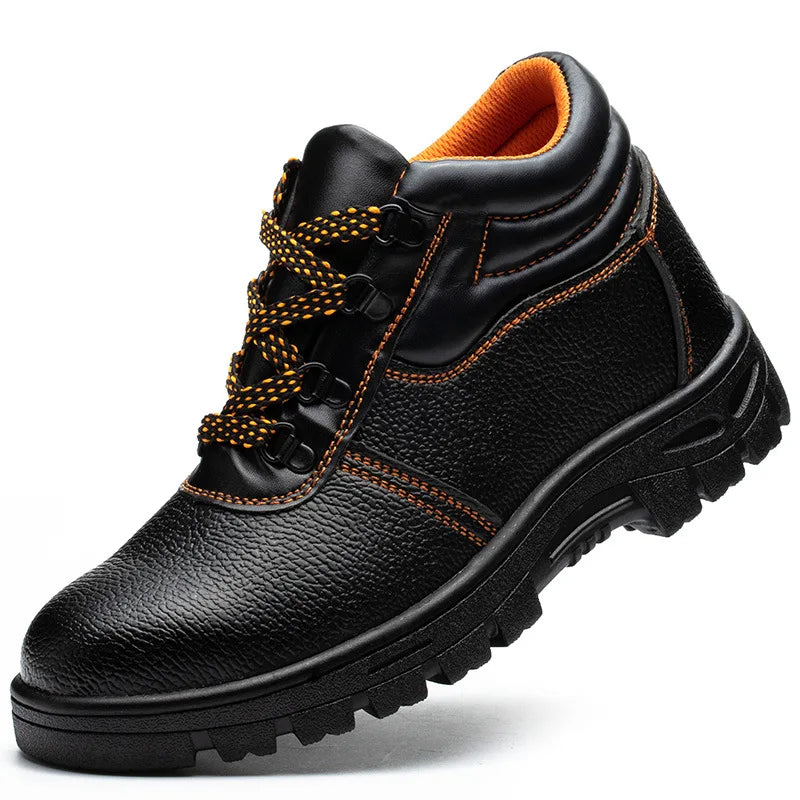 Custom CE Safety Shoes | EN ISO 20345 SB/SP1 Steel Toe & Puncture-Proof | Industrial PPE