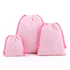 Custom Canvas Drawstring Bags with Logo | 100 MOQ for Jewelry & Gift Packaging